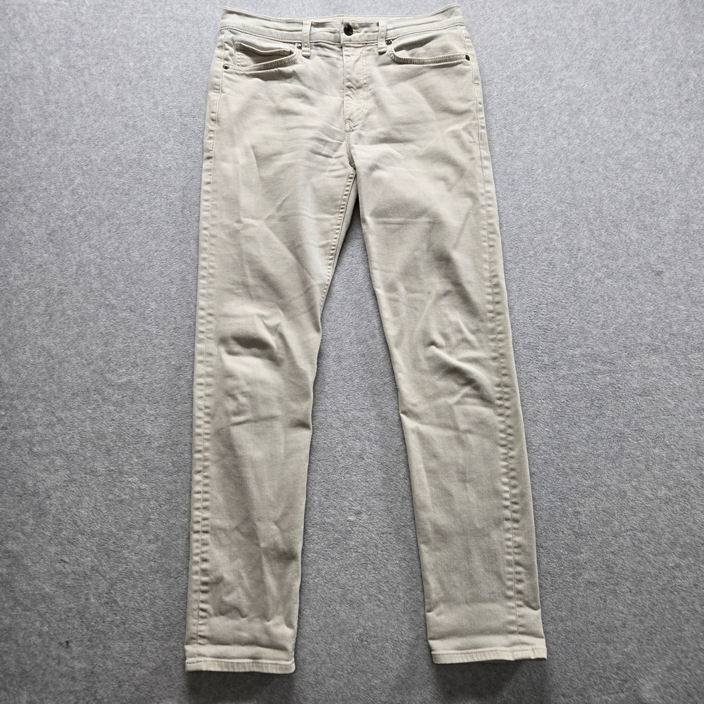Rag & Bone Fit 2 Slim Jeans Mens 30x32 Sand Beige MED24F1223L6SA